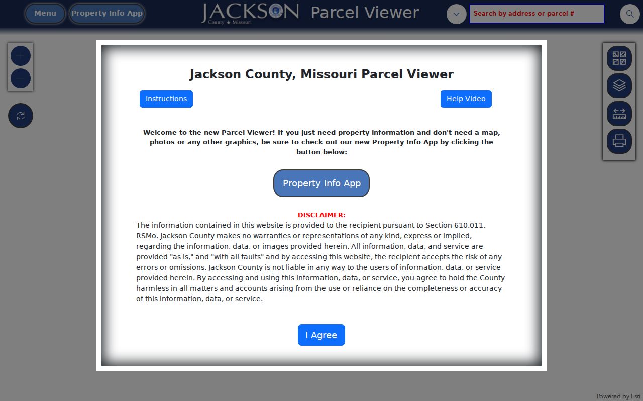 Grandview residents directory Jackson County GIS parcel viewer